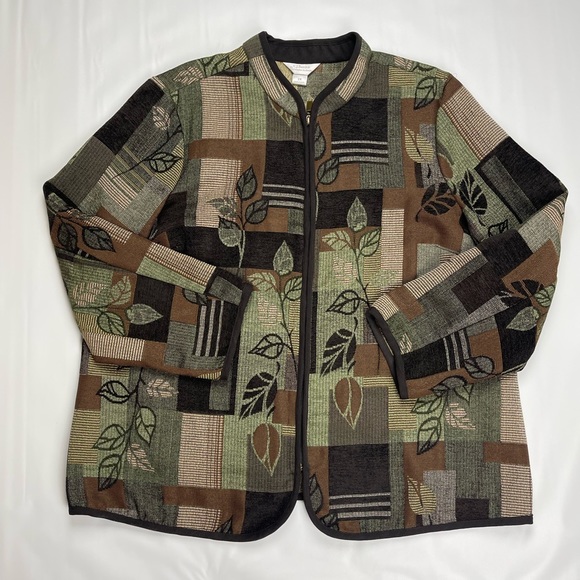 Preloved CJ Banks by Christopher and Banks Tapestry Jacket size 2X - Picture 4 of 9